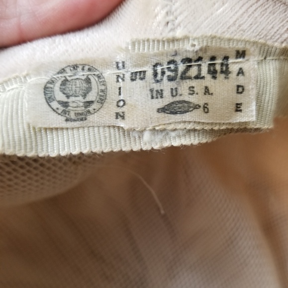U.S.A. Union Made Tan Vintage Hat - Picture 6 of 6